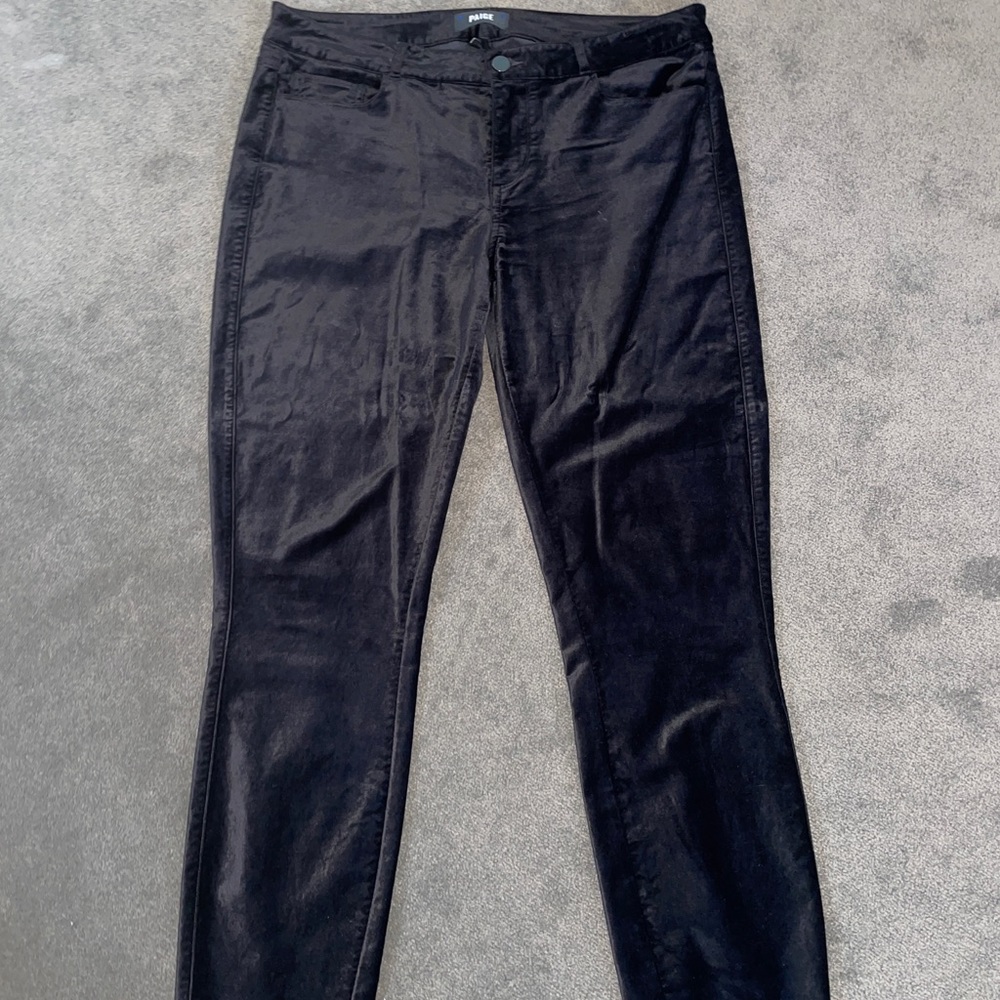 Paige Velvet Black Jeans